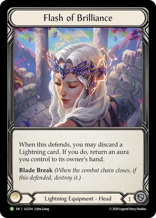 Flash of Brilliance [LGS314] (Promo)  Rainbow Foil-1