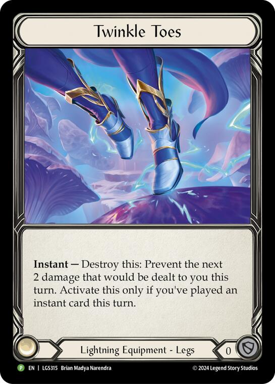Twinkle Toes [LGS315] (Promo)  Rainbow Foil-1
