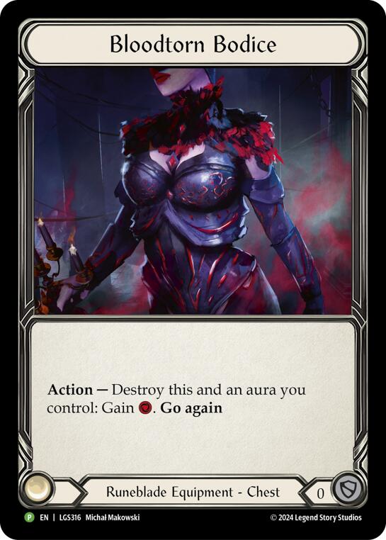 Bloodtorn Bodice [LGS316] (Promo)  Rainbow Foil-1