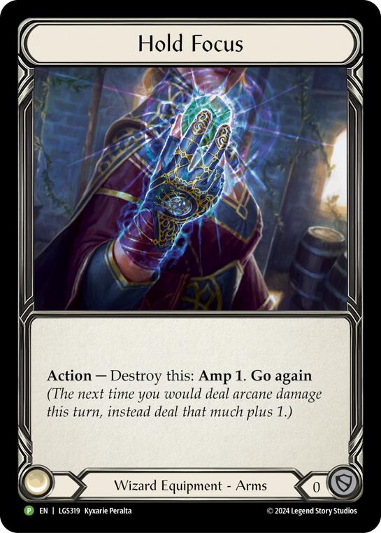 Hold Focus - LGS319 [LGS319] (Promo)  Rainbow Foil-1
