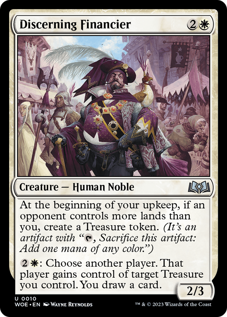 Discerning Financier [Wilds of Eldraine]-1