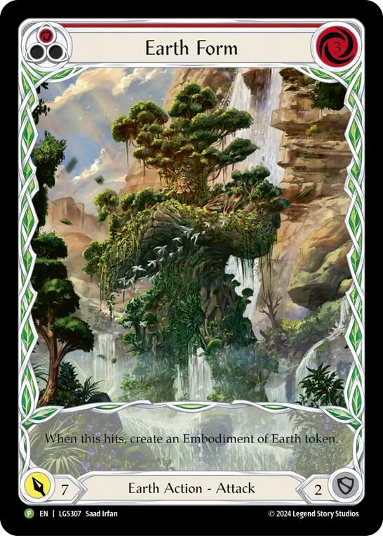Earth Form (Red) [LGS307] (Promo)  Rainbow Foil-1