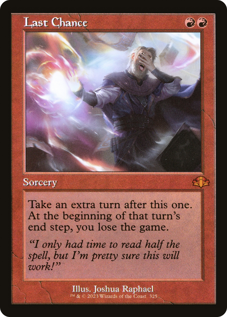 Last Chance (Retro) [Dominaria Remastered]-1