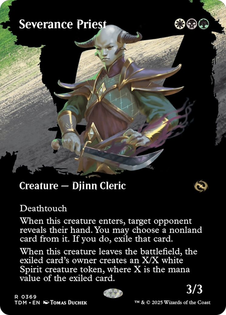 Severance Priest (Borderless) [Tarkir: Dragonstorm]-1