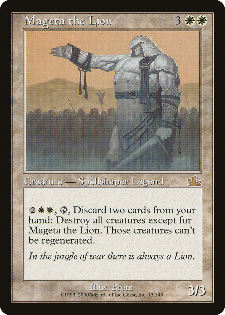 Mageta the Lion [Prophecy]-1