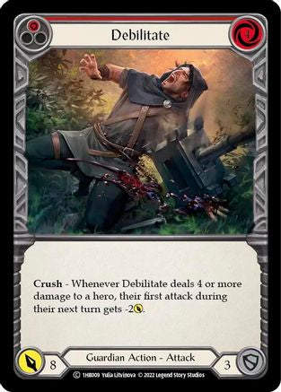 Debilitate (Red) [1HB009] (History Pack 1 Bravo Blitz Deck)-1