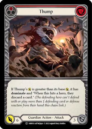 Thump (Red) [1HB010] (History Pack 1 Bravo Blitz Deck)-1