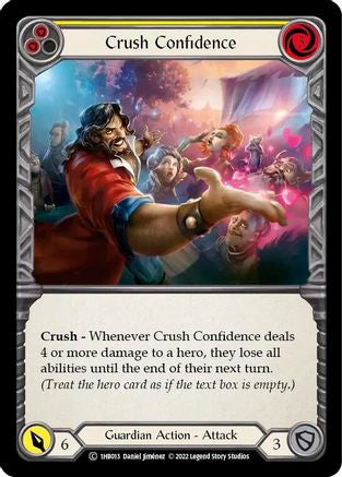 Crush Confidence (Yellow) [1hb013] (History Pack 1 Bravo Blitz Deck)-1