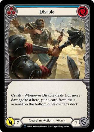 Disable (Blue) [1HB018] (History Pack 1 Bravo Blitz Deck)-1