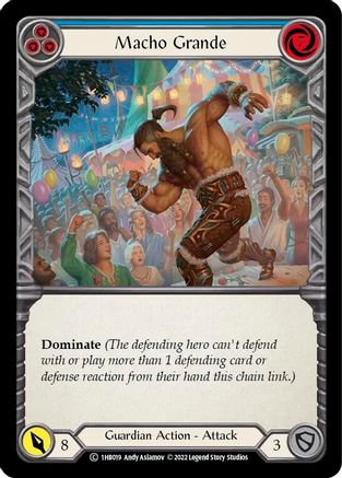 Macho Grande (Blue) [1HB019] (History Pack 1 Bravo Blitz Deck)-1