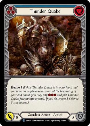 Thunder Quake (Blue) [1HB020] (History Pack 1 Bravo Blitz Deck)-1