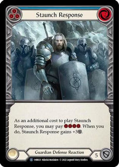 Staunch Response (Blue) [1HB023] (History Pack 1 Bravo Blitz Deck)-1