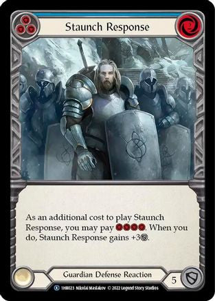 Staunch Response (Blue) [1HB023] (History Pack 1 Bravo Blitz Deck)-1