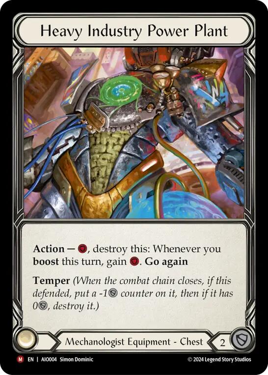 Heavy Industry Power Plant [AIO004] (Armory Deck: Dash)  Rainbow Foil-2