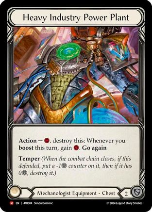 Heavy Industry Power Plant [AIO004] (Armory Deck: Dash)  Rainbow Foil-3