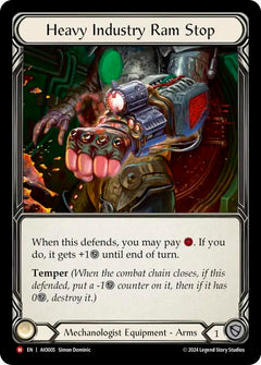 Heavy Industry Ram Stop [AIO005] (Armory Deck: Dash)  Rainbow Foil-2