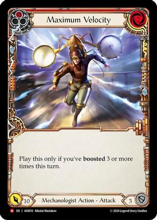 Maximum Velocity (Red) [AIO010] (Armory Deck: Dash)-1
