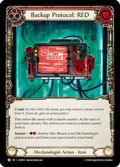 Backup Protocol: RED (Red) [AIO014] (Armory Deck: Dash)-1