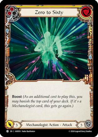 Zero to Sixty (Yellow) [AIO018] (Armory Deck: Dash)-1