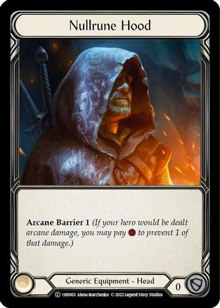 Nullrune Hood [1HD003] (History Pack 1 Dash Blitz Deck)-1
