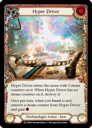 Hyper Driver (Red) [1HD009] (History Pack 1 Dash Blitz Deck)-1