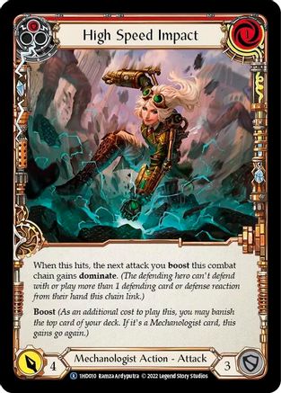 High Speed Impact (Red) [1HD010] (History Pack 1 Dash Blitz Deck)-1