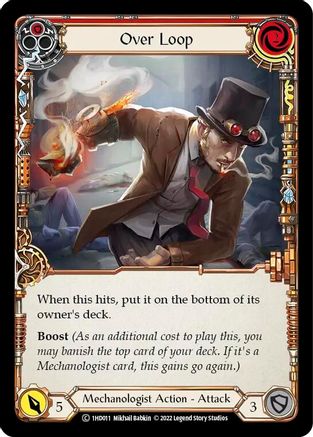 Over Loop (Red) [1HD011] (History Pack 1 Dash Blitz Deck)-1