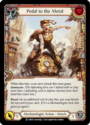 Pedal to the Metal (Red) [1HD013] (History Pack 1 Dash Blitz Deck)-1