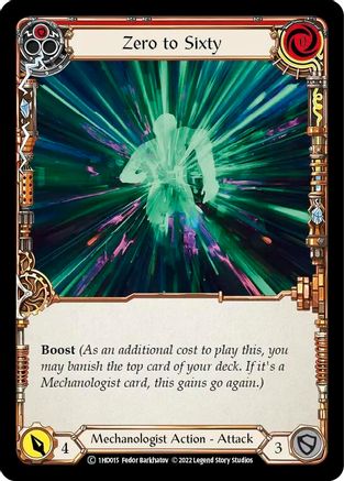 Zero to Sixty (Red) [1HD015] (History Pack 1 Dash Blitz Deck)-1