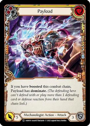 Payload (Yellow) [1HD019] (History Pack 1 Dash Blitz Deck)-1