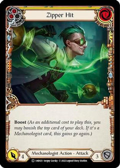 Zipper Hit (Yellow) [1HD021] (History Pack 1 Dash Blitz Deck)-1