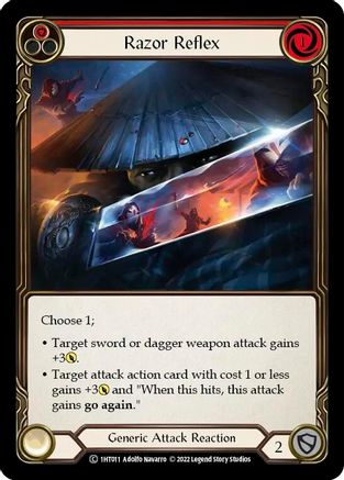 Razor Reflex (Red) [1HT011] (History Pack 1 Dorinthea Blitz Deck)