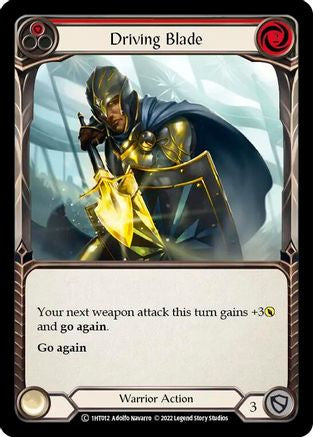 Driving Blade (Red) [1HT012] (History Pack 1 Dorinthea Blitz Deck)-1