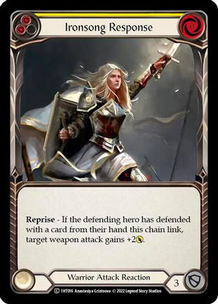 Ironsong Response (Yellow) [1HT016] (History Pack 1 Dorinthea Blitz Deck)-1