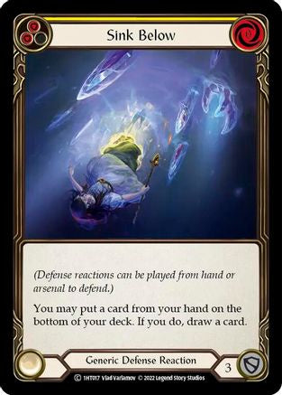 Sink Below (Yellow) [1HT017] (History Pack 1 Dorinthea Blitz Deck)-1