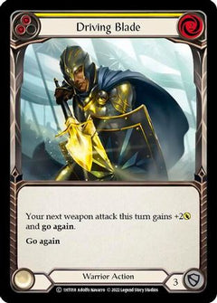 Driving Blade (Yellow) [1HT018] (History Pack 1 Dorinthea Blitz Deck)-1