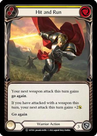 Hit and Run (Yellow) [1HT019] (History Pack 1 Dorinthea Blitz Deck)-1