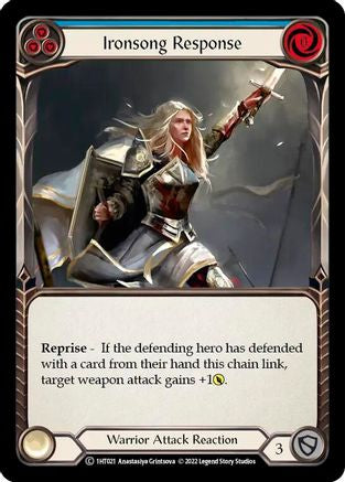 Ironsong Response (Blue) [1HT021] (History Pack 1 Dorinthea Blitz Deck)-1