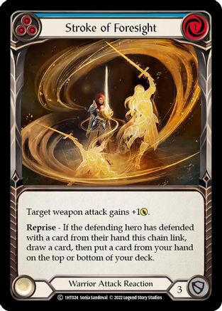 Stroke of Foresight (Blue) [1HT024] (History Pack 1 Dorinthea Blitz Deck)-1