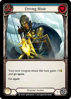 Driving Blade (Blue) [1HT025] (History Pack 1 Dorinthea Blitz Deck)-1