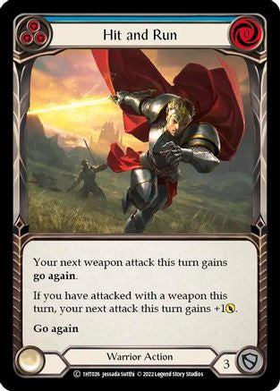 Hit and Run (Blue) [1HT026] (History Pack 1 Dorinthea Blitz Deck)-1