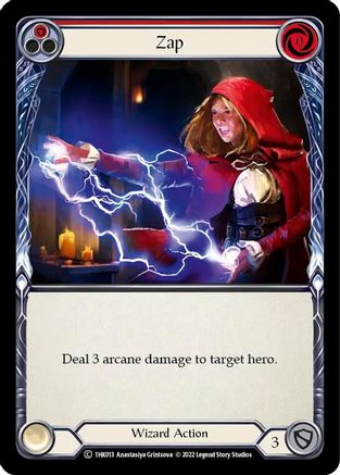 Zap (Red) [1HK013] (Historic Pack 1 Blitz Deck: Kano)-1