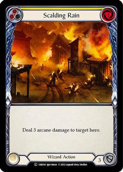 Scalding Rain (Yellow) [1HK014] (Historic Pack 1 Blitz Deck: Kano)-1
