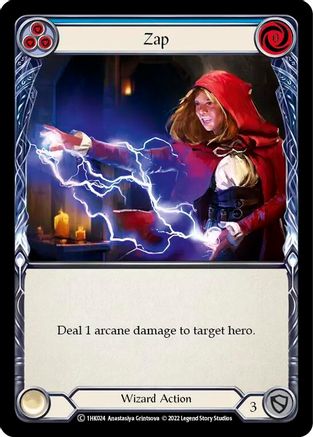 Zap (Blue) [1HK024] (Historic Pack 1 Blitz Deck: Kano)-1