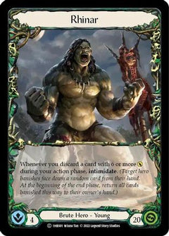 Rhinar [1HR001] (Historic Pack 1 Blitz Deck Rhinar)-1