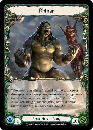 Rhinar [1HR001] (Historic Pack 1 Blitz Deck Rhinar)-1