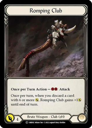 Romping Club [1HR002] (Historic Pack 1 Blitz Deck Rhinar)-1