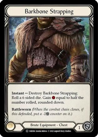Barkbone Strapping [1HR004] (Historic Pack 1 Blitz Deck Rhinar)-1