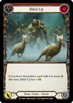 Riled Up (Red) [1HR010] (Historic Pack 1 Blitz Deck Rhinar)-1