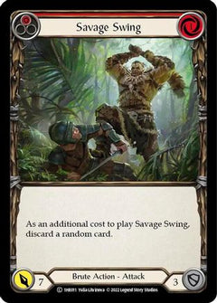 Savage Swing (Red) [1HR011] (Historic Pack 1 Blitz Deck Rhinar)-1